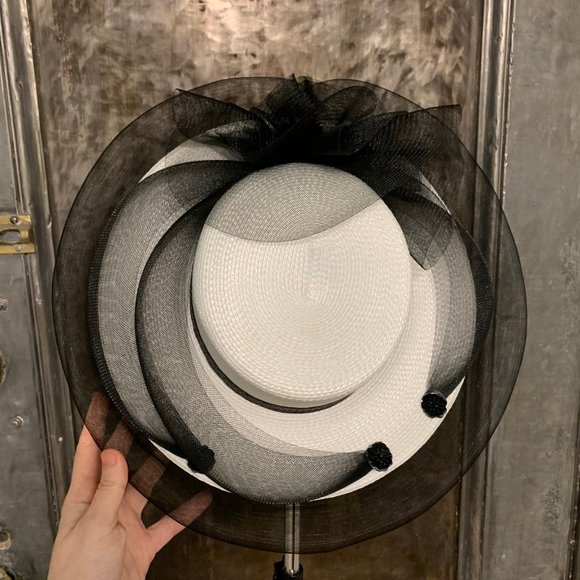 Straw Woven Raffia Wide Brim Hat 